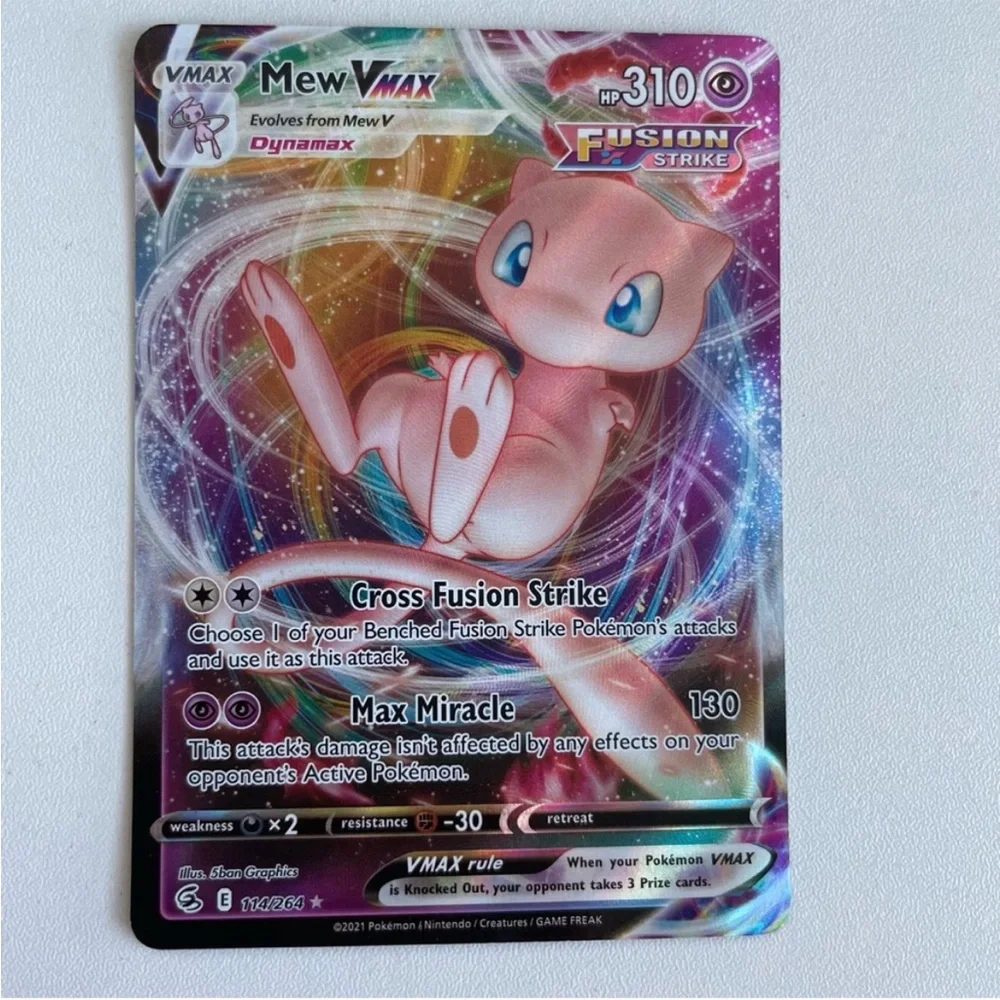 Pokémon Trading Cards Set of 3 Mew VMax | Lucario VStar | Eternatus V - Picture 7 of 13
